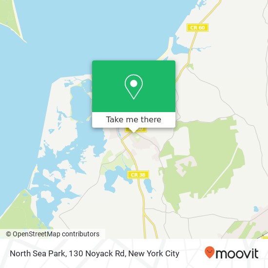 Mapa de North Sea Park, 130 Noyack Rd