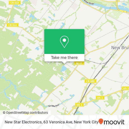 Mapa de New Star Electronics, 63 Veronica Ave