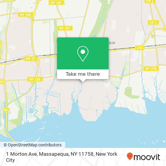 1 Morton Ave, Massapequa, NY 11758 map