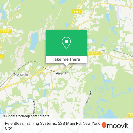 Mapa de Relentless Training Systems, 528 Main Rd
