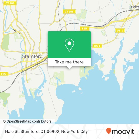 Mapa de Hale St, Stamford, CT 06902