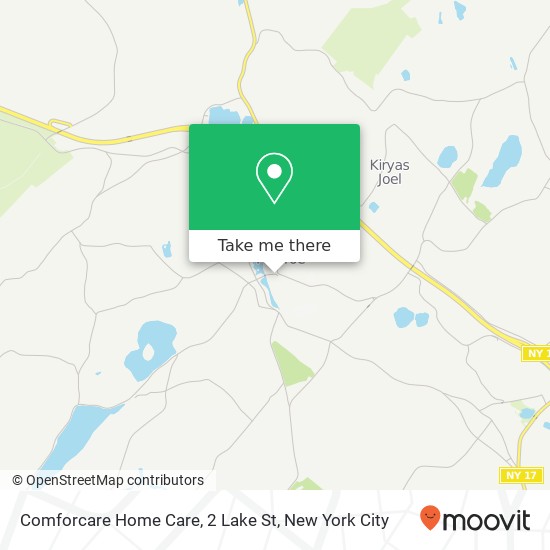 Mapa de Comforcare Home Care, 2 Lake St