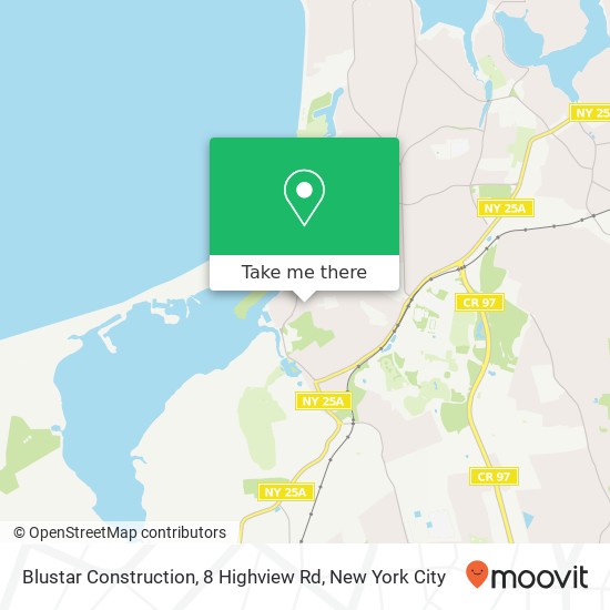 Blustar Construction, 8 Highview Rd map