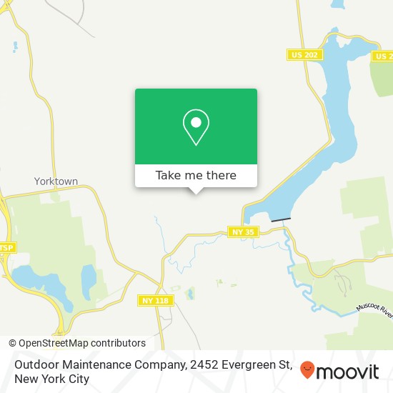 Outdoor Maintenance Company, 2452 Evergreen St map