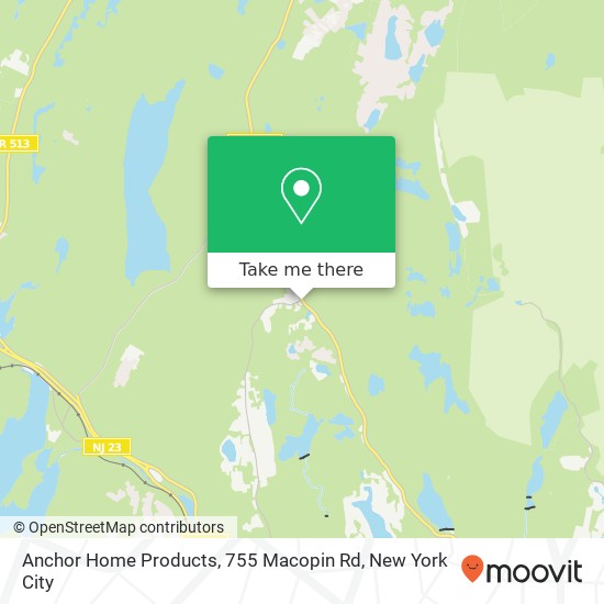 Anchor Home Products, 755 Macopin Rd map