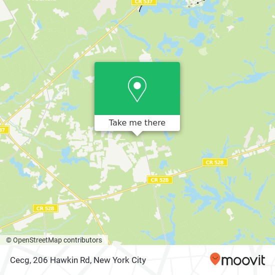 Cecg, 206 Hawkin Rd map