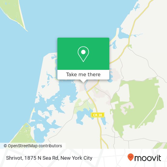 Mapa de Shrivot, 1875 N Sea Rd