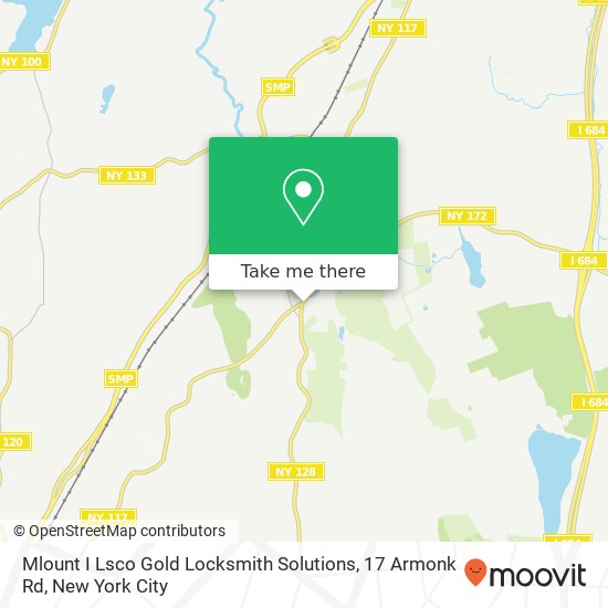 Mlount I Lsco Gold Locksmith Solutions, 17 Armonk Rd map