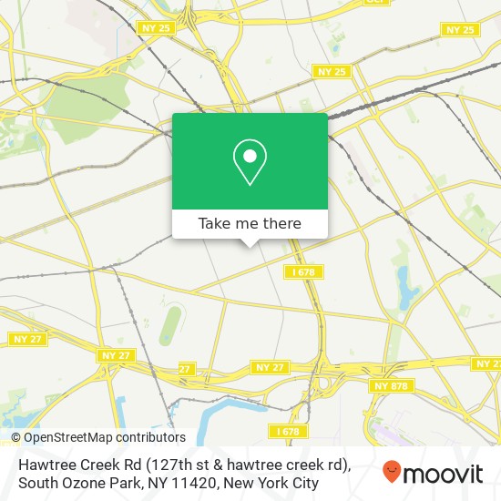 Hawtree Creek Rd (127th st & hawtree creek rd), South Ozone Park, NY 11420 map