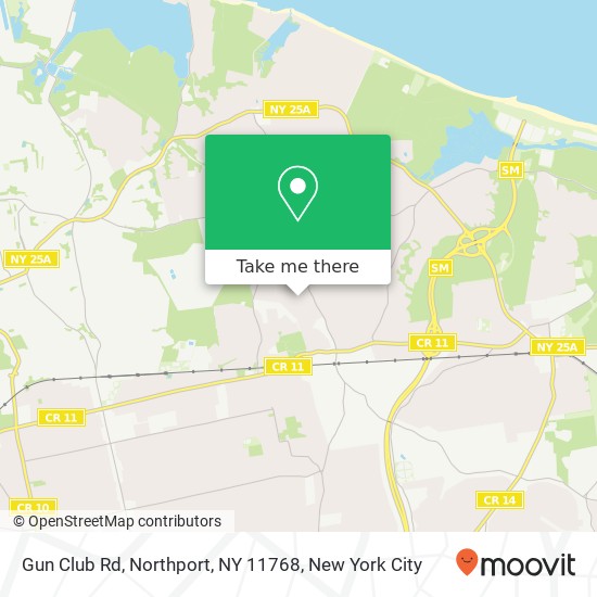 Gun Club Rd, Northport, NY 11768 map