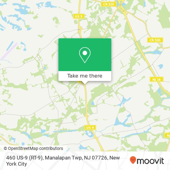 460 US-9 (RT-9), Manalapan Twp, NJ 07726 map