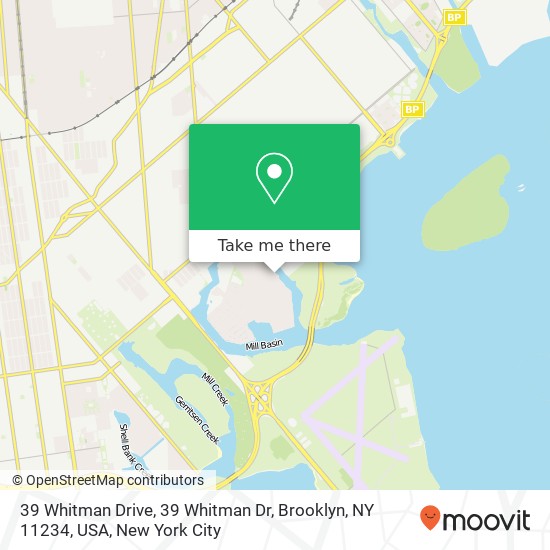 39 Whitman Drive, 39 Whitman Dr, Brooklyn, NY 11234, USA map
