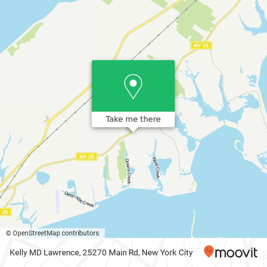 Mapa de Kelly MD Lawrence, 25270 Main Rd