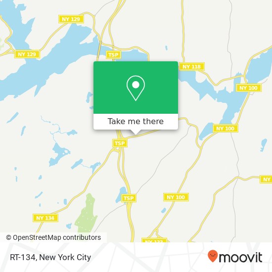 Mapa de RT-134, Ossining, NY 10562