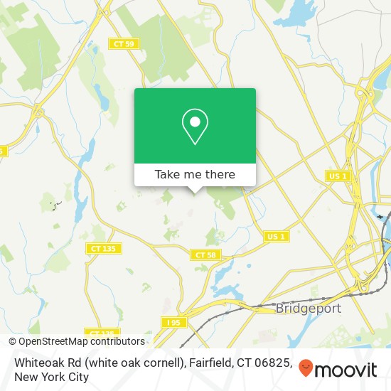 Whiteoak Rd (white oak cornell), Fairfield, CT 06825 map