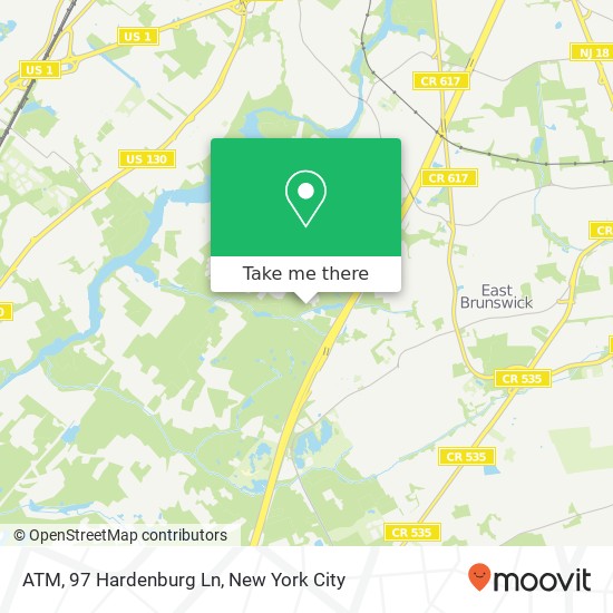 Mapa de ATM, 97 Hardenburg Ln