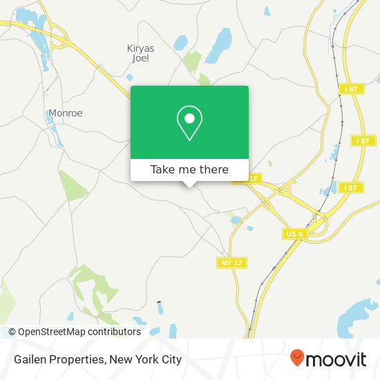 Mapa de Gailen Properties