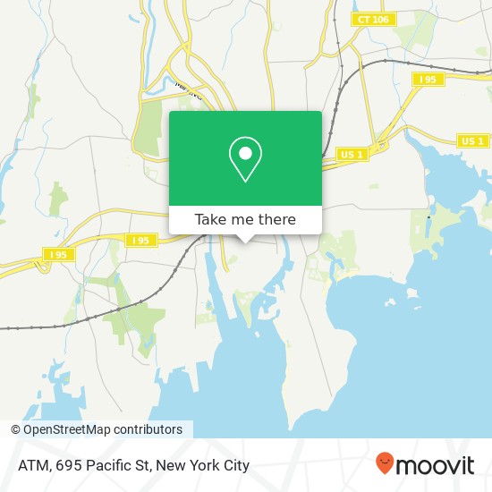 Mapa de ATM, 695 Pacific St