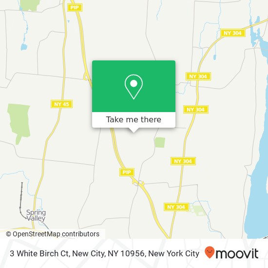 Mapa de 3 White Birch Ct, New City, NY 10956