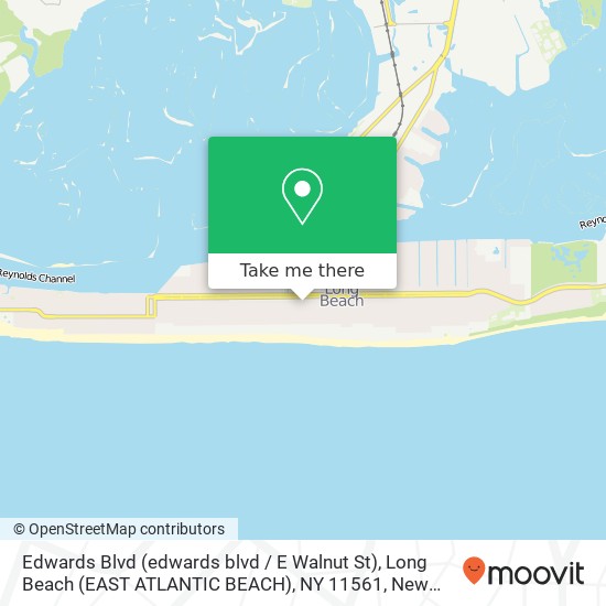 Edwards Blvd (edwards blvd / E Walnut St), Long Beach (EAST ATLANTIC BEACH), NY 11561 map