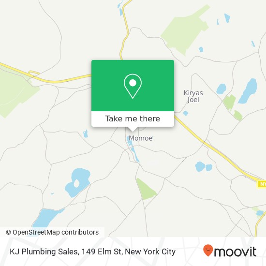 KJ Plumbing Sales, 149 Elm St map