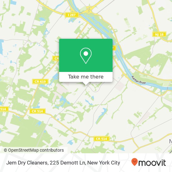 Jem Dry Cleaners, 225 Demott Ln map