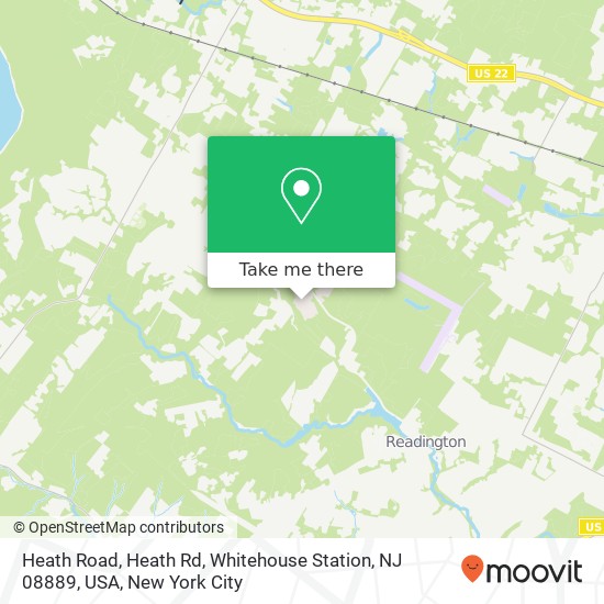 Heath Road, Heath Rd, Whitehouse Station, NJ 08889, USA map