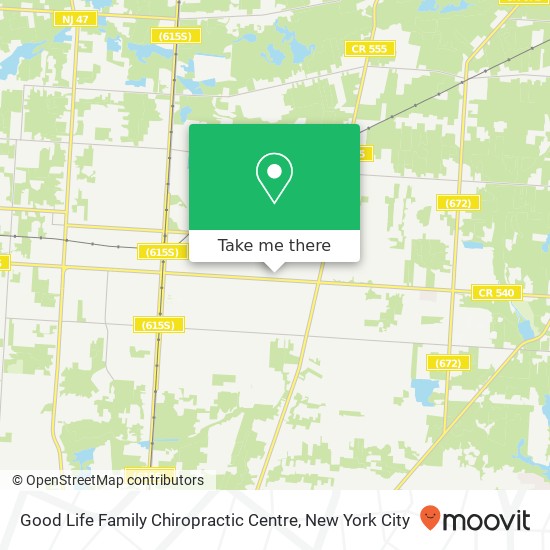 Mapa de Good Life Family Chiropractic Centre, 1 N Valley Ave