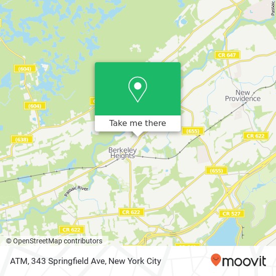 Mapa de ATM, 343 Springfield Ave