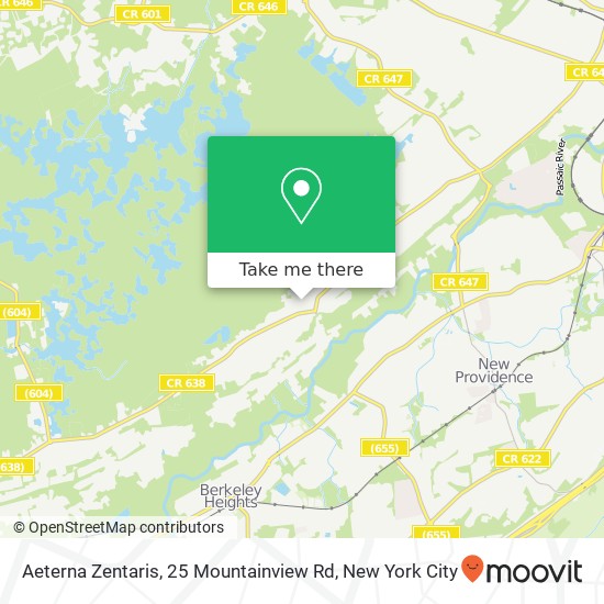 Mapa de Aeterna Zentaris, 25 Mountainview Rd