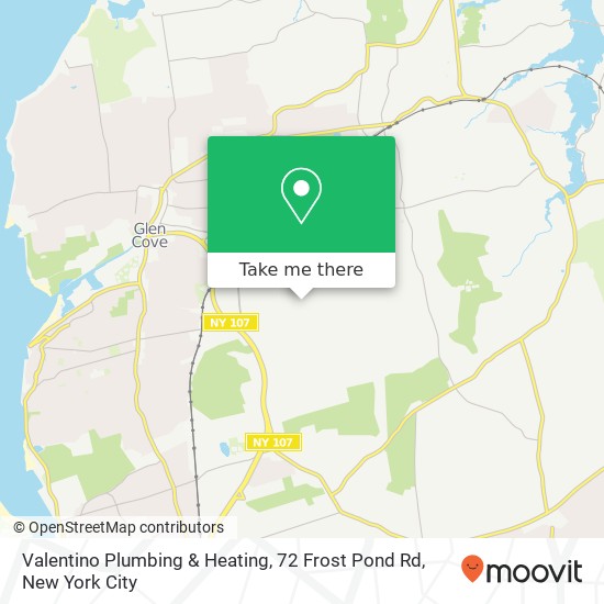 Valentino Plumbing & Heating, 72 Frost Pond Rd map