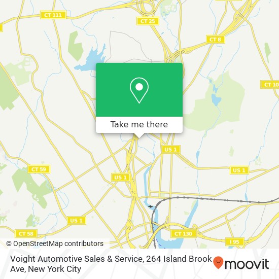 Mapa de Voight Automotive Sales & Service, 264 Island Brook Ave