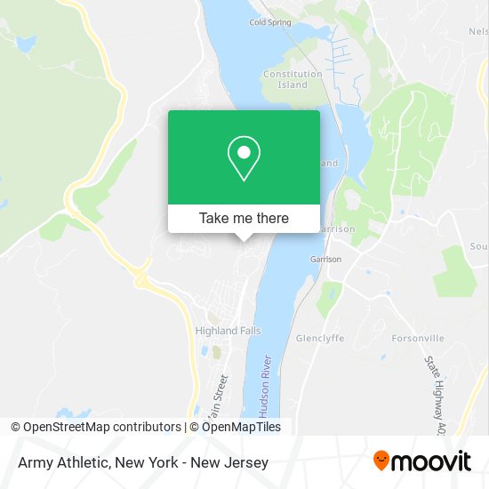 Army Athletic map