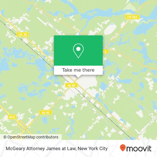 Mapa de McGeary Attorney James at Law, 218 Philadelphia Ave