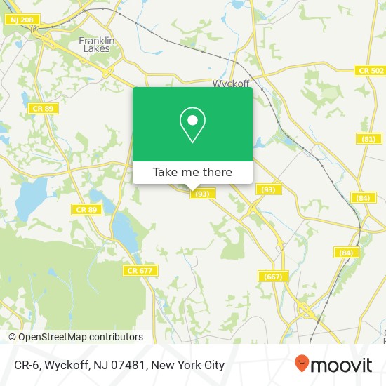 CR-6, Wyckoff, NJ 07481 map