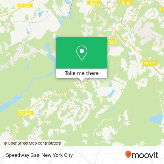 Speedway Gas, 386 Dover Chester Rd map