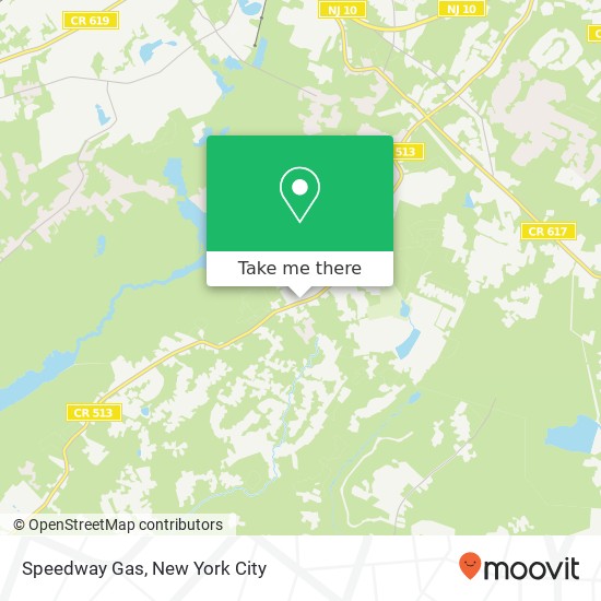 Mapa de Speedway Gas, 386 Dover Chester Rd