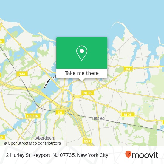 2 Hurley St, Keyport, NJ 07735 map