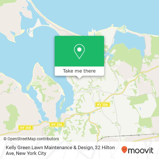 Kelly Green Lawn Maintenance & Design, 32 Hilton Ave map