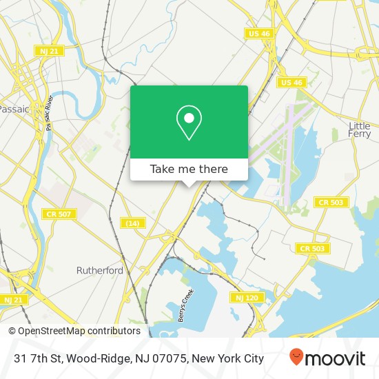 31 7th St, Wood-Ridge, NJ 07075 map