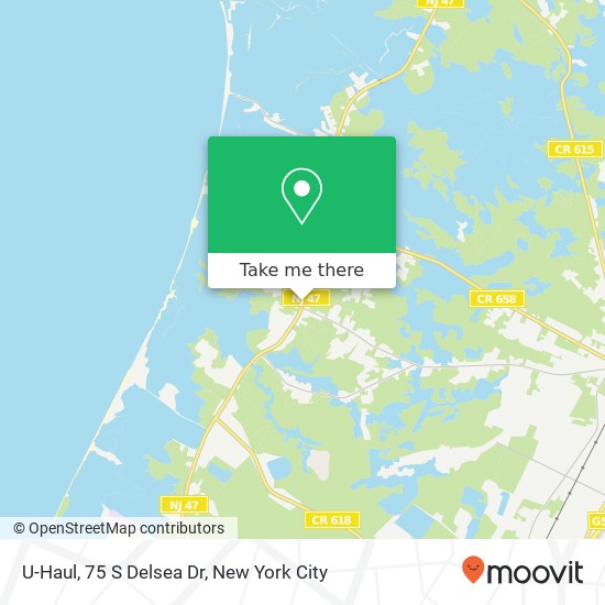 U-Haul, 75 S Delsea Dr map