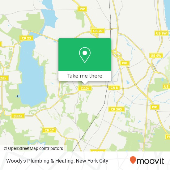 Woody's Plumbing & Heating map