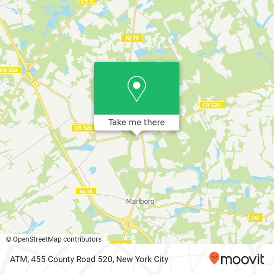 Mapa de ATM, 455 County Road 520