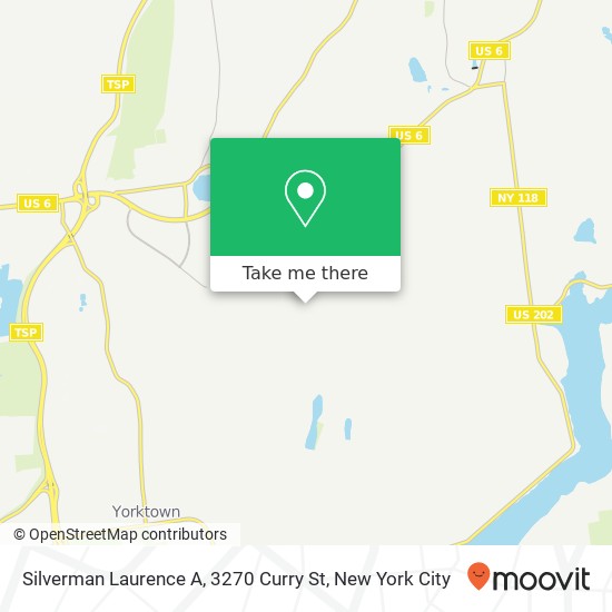 Mapa de Silverman Laurence A, 3270 Curry St