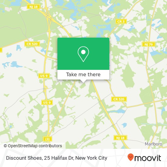 Discount Shoes, 25 Halifax Dr map