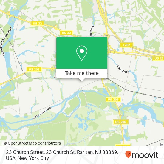 23 Church Street, 23 Church St, Raritan, NJ 08869, USA map