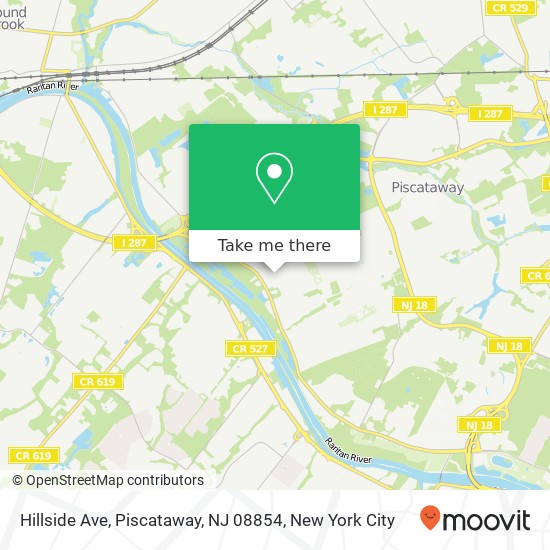Hillside Ave, Piscataway, NJ 08854 map