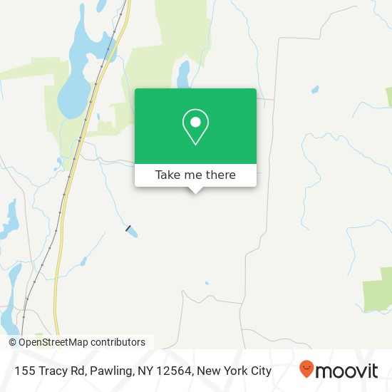 Mapa de 155 Tracy Rd, Pawling, NY 12564
