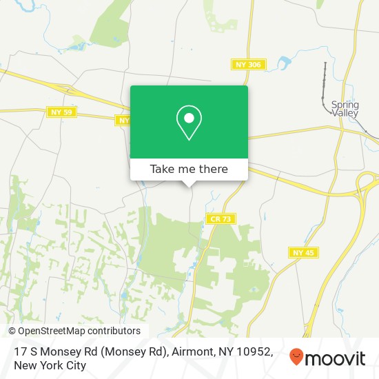 17 S Monsey Rd (Monsey Rd), Airmont, NY 10952 map