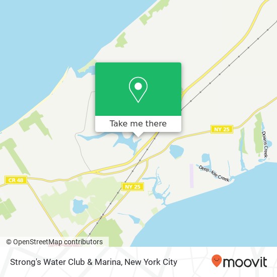 Strong's Water Club & Marina map